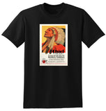1929 INDIAN CHIEF TRAIN SOUTHERN CALIFORNIA TRAVEL USA AD TSHIRT