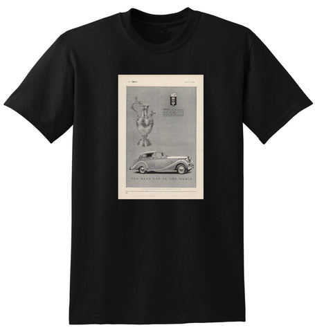 1949 ROLLS ROYCE ENGLISH AD TSHIRT