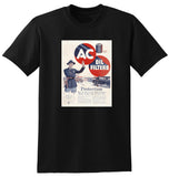 1951 GM GENERAL MOTORS AC OIL FILTERS USA AD TSHIRT