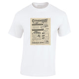 1952 CITROEN FRONT WHEEL DRIVE SALOON AUSSIE AD TSHIRT