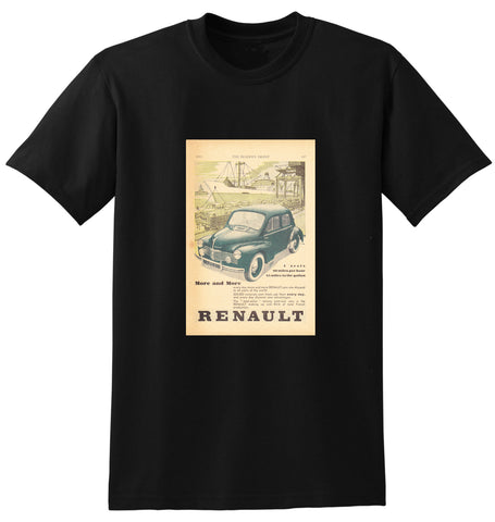 1952 RENAULT 4 SEAT 750 AUSSIE AD TSHIRT