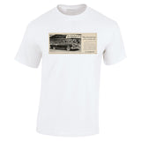 1952 STUDEBAKER COMMANDER V8 SEDAN USA AD TSHIRT