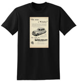 1953 WOLSELEY SALOON BMC ENGLISH UK AD TSHIRT