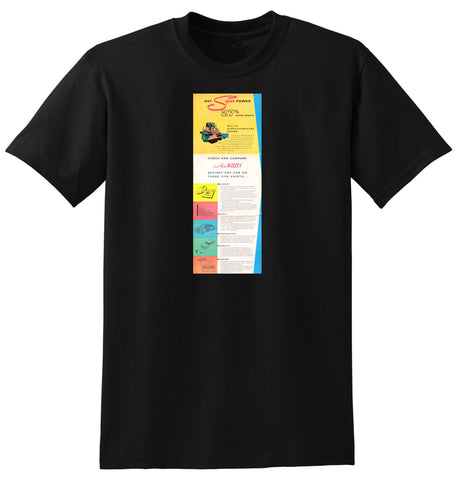 1954 AERO WILLYS USA AD TSHIRT