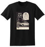 1955 AUSTIN CAMBRIDGE A50 BMC AUSSIE AD TSHIRT