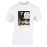 1955 AUSTIN CAMBRIDGE A50 BMC AUSSIE AD TSHIRT