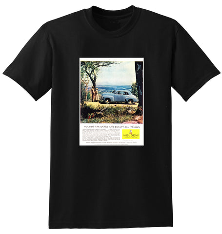 1955 FJ HOLDEN SEDAN AUSSIE AD TSHIRT