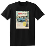 1955 FORD CONSUL SEDAN AUSSIE AD TSHIRT