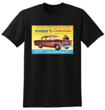1955 FORD V8 CUSTOMLINE AUSSIE AD TSHIRT