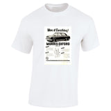 1955 MORRIS OXFORD SERIES II SEDAN BRITISH MOTOR CORPORATION BMC AD TSHIRT