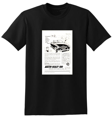 1956 AUSTIN-HEALEY 100 BMC AUSSIE AD TSHIRT