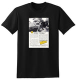 1956 CATERPILLAR TRACTOR COMPANY CREST DOUBLE TROUBLE AUSSIE AD TSHIRT