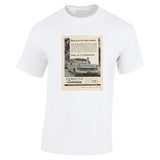 1956 FORD CUSTOMLINE V8 SEDAN AUSSIE AD TSHIRT