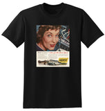 1956 HERTZ RENT A CAR CHEVROLET BEL-AIR SEDAN USA AD TSHIRT
