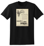 1957 SKODA 440 SALOON ENGLISH UK AD TSHIRT