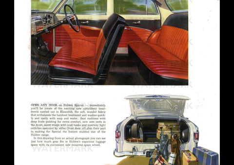1958 FC HOLDEN SPECIAL SEDAN AUSSIE REPRO AD ART PRINT POSTER