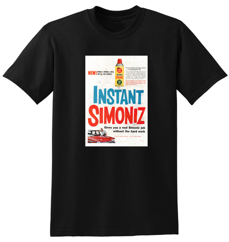 1959 INSTANT SIMONIZ CAR PAINT WAX CHRYSLER DESOTO FIREFLITE WAGON AD TSHIRT