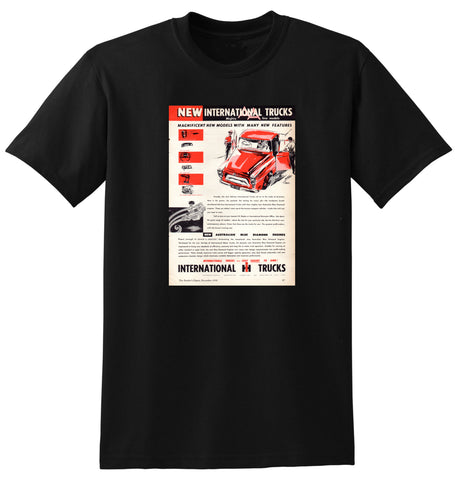 1959 INTERNATIONAL HARVESTER AA-LINE TRUCKS AUSSIE AD TSHIRT