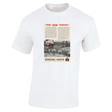 1959 INTERNATIONAL HARVESTER FOOD FROM THOUGHT AUSSIE AD TSHIRT