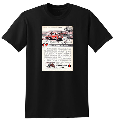 1959 INTERNATIONAL HARVESTER OUR BASIC NEEDS #5 AUSSIE AD TSHIRT