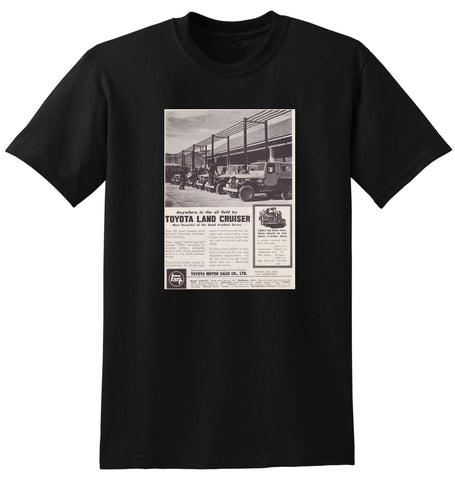 1960 TOYOTA LANDCRUISER AUSSIE AD TSHIRT
