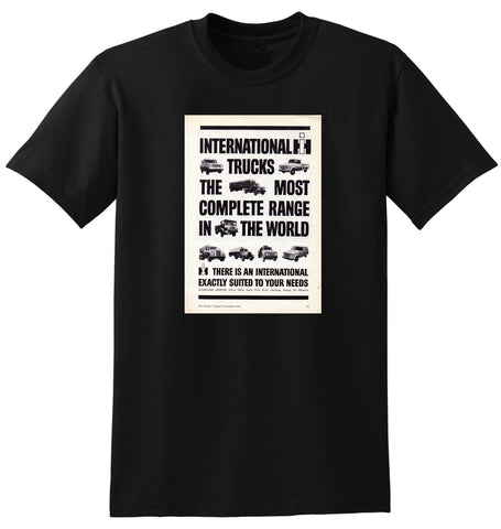 1964 INTERNATIONAL HARVESTER TRUCK RANGE AUSSIE AD TSHIRT