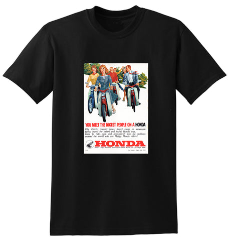 1965 HONDA SCOOTER MOTORCYCLE AUSSIE AD TSHIRT