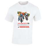 1965 HONDA SCOOTER MOTORCYCLE AUSSIE AD TSHIRT