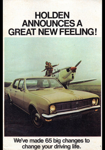 1969 HT HOLDEN RANGE BELMONT KINGSWOOD PREMIER AUSSIE AD ART PRINT POSTER
