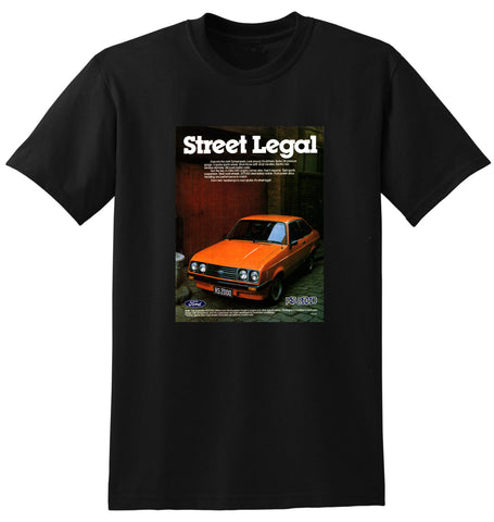 1978 FORD ESCORT RS 2000 2 DOOR AUSSIE AD TSHIRT