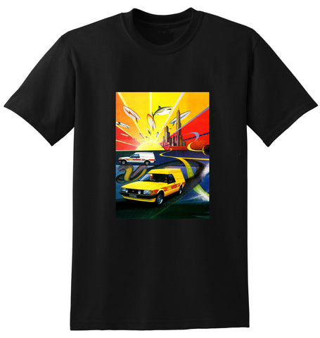 1979 FORD SUNDOWNER PANEL VAN XD FALCON AUSSIE AD TSHIRT
