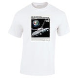 1983 ALFA ROMEO SPIDER 2000 GERMANY AD TSHIRT