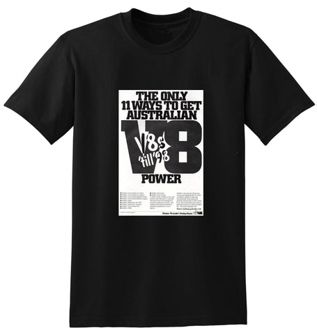 1984 HOLDEN V8s TILL 98 AUSSIE AD TSHIRT