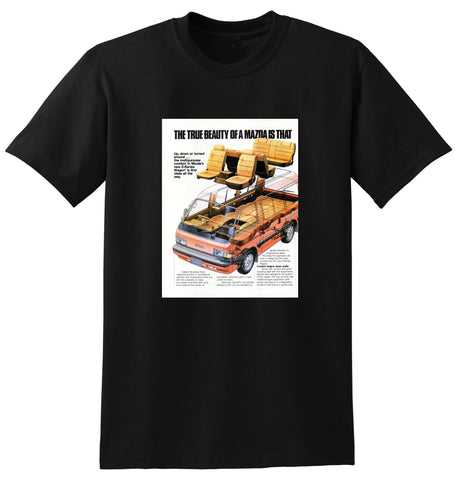 1984 MAZDA E-SERIES WAGON VAN MPV AUSSIE AD TSHIRT