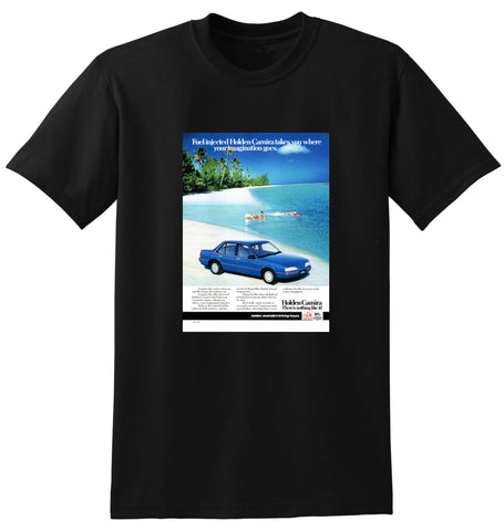 1987 JD HOLDEN CAMIRA SEDAN AUSSIE AD TSHIRT