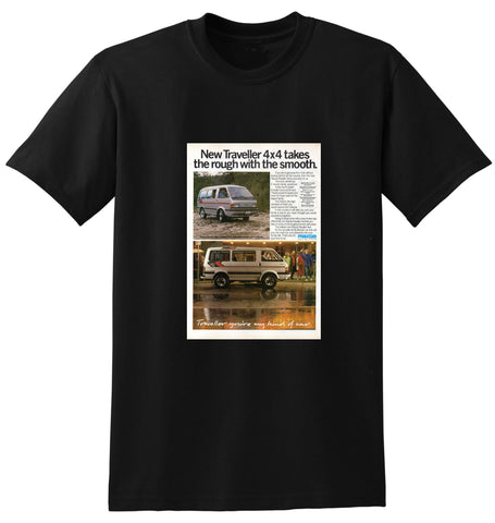 1987 MAZDA TRAVELLER 4X4 WAGON VAN AUSSIE AD TSHIRT