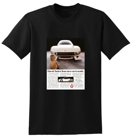 1989 MITSUBISHI HSR ADVANCED RESEARCH AUSSIE AD TSHIRT