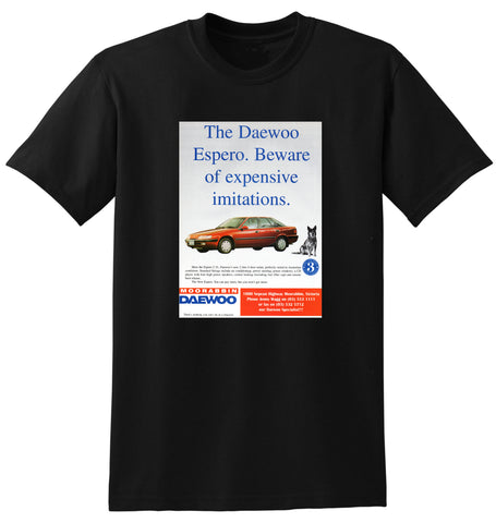 1995 DAEWOO ESPERO AUSSIE AD TSHIRT