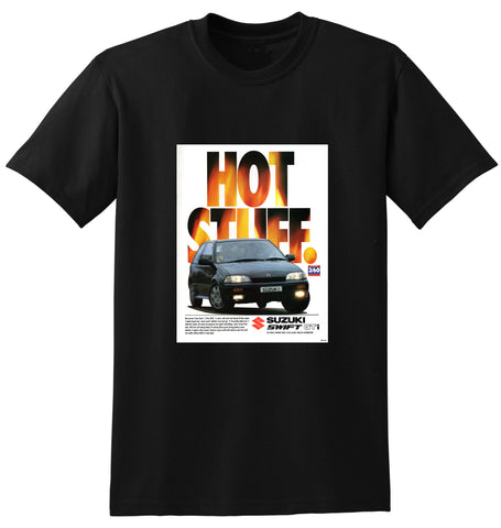 1995 SUZUKI SWIFT GTI 3 DOOR HATCHBACK AUSSIE AD TSHIRT