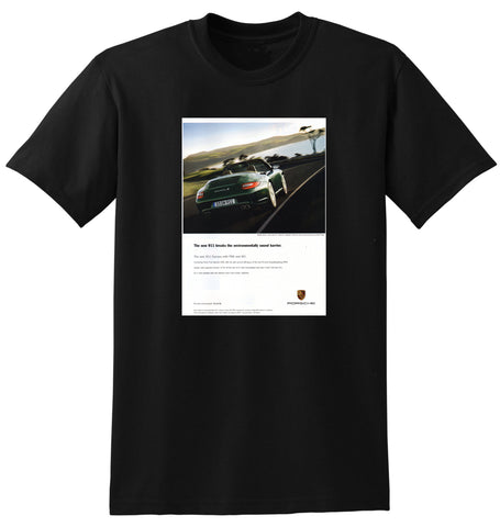 2008 PORSCHE 911 CARRERA S CABRIOLET AUSSIE AD TSHIRT