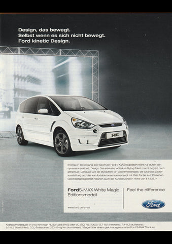 2009 FORD S MAX GERMANY AD ART PRINT POSTER