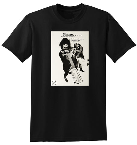 FRANK ZAPPA ABSOLUTELY FREE VINTAGE PROMOTIONAL POSTER 1967 AD TSHIRT