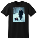 PUTIN WALKING TRUMP LIKE A DOG FUNNY MEME TSHIRT
