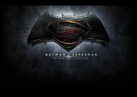 BATMAN VS SUPERMAN LOGO ART PRINT PHOTO POSTER