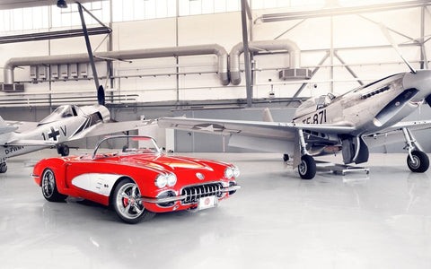 1959 CHEVROLET CORVETTE GICLEE ART PRINT POSTER