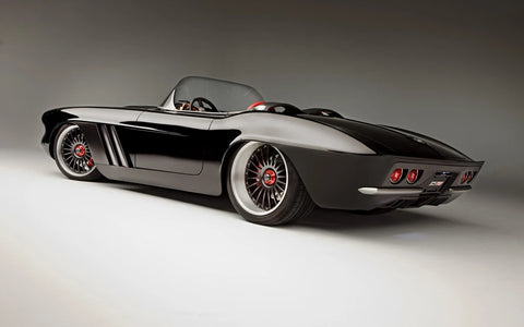 1962 CHEVROLET CORVETTE C1 RS REAR GICLEE ART PRINT POSTER