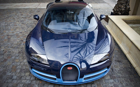 2015 BUGATTI VEYRON FRONT VIEW ART PRINT POSTER