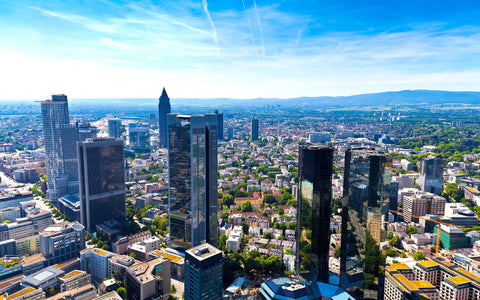 FRANKFURT GERMANY GICLEE CANVAS ART PRINT POSTER