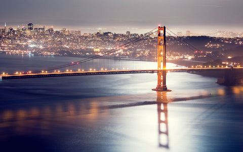 GOLDEN GATE SAN FRANCISCO GICLEE CANVAS ART PRINT POSTER