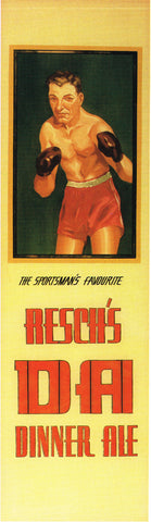 RESCHS DA DINNER ALE GICLEE ART PRINT POSTER